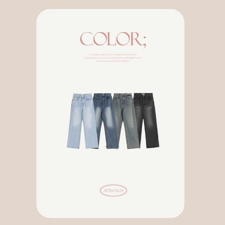 Day Jeans No.8 ウォッシュワイドデニム