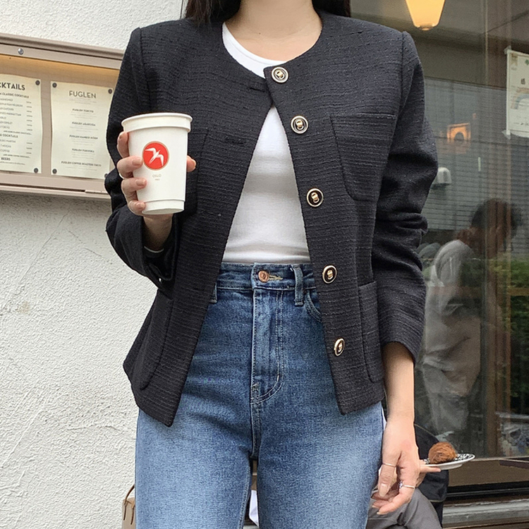 ツイードジャケット・ロングスカートセットアップ｜ツーピース