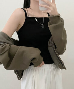 골지홀터스퀘어끈나시 블랙