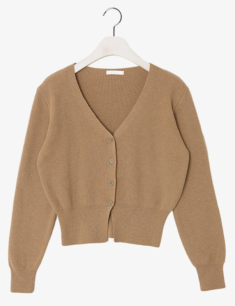 (11컬러) 허리잘록 폭닥 브이넥 니트 가디건