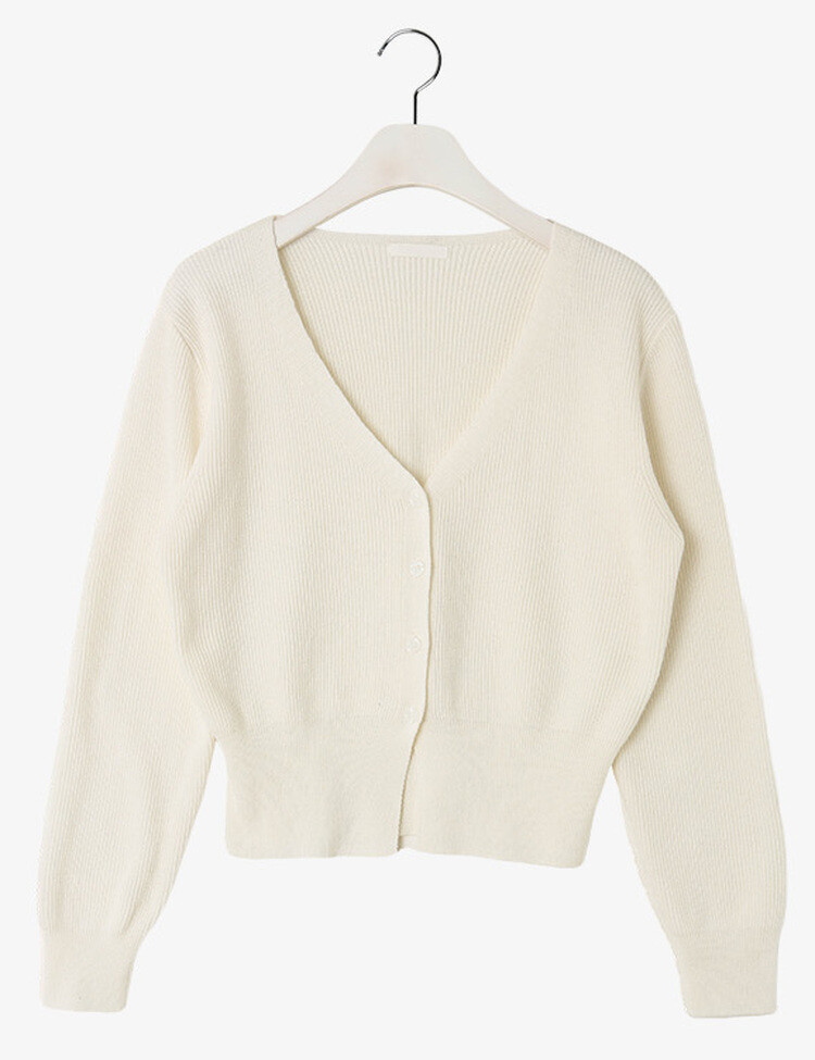 (11컬러) 허리잘록 폭닥 브이넥 니트 가디건