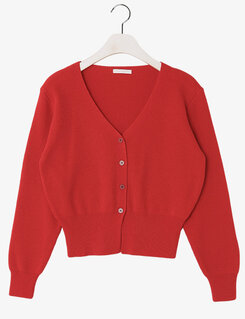 (11컬러) 허리잘록 폭닥 브이넥 니트 가디건