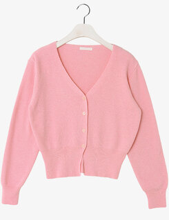 (11컬러) 허리잘록 폭닥 브이넥 니트 가디건