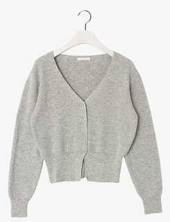 (11컬러) 허리잘록 폭닥 브이넥 니트 가디건