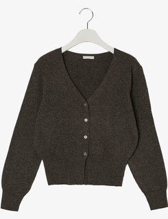 (11컬러) 허리잘록 폭닥 브이넥 니트 가디건