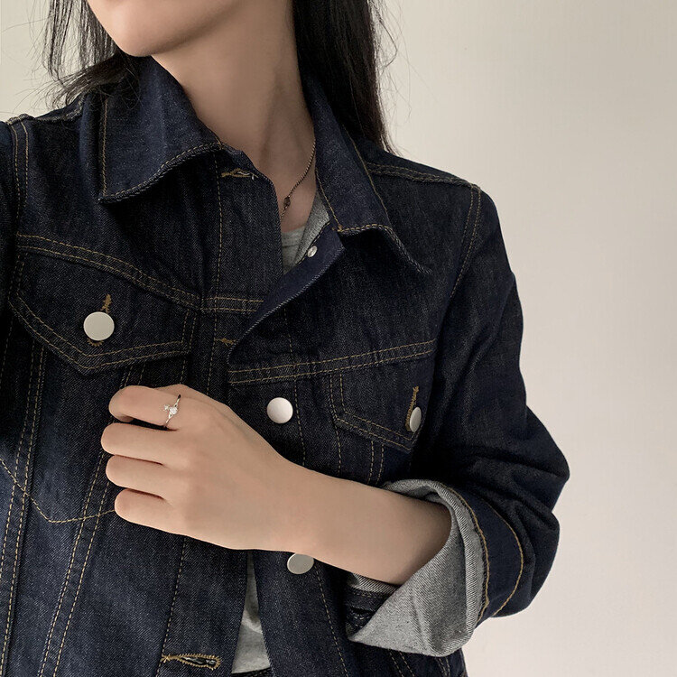 ★注文殺到★【単品購入/SET購入可能】 デニムジャケット、ミニスカート、デニムパンツ ネイビー