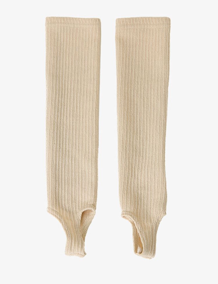 (4color)リブレッグウォーマー