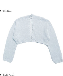 ウェーブニットボレロ