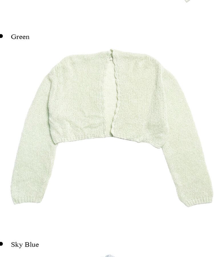 ウェーブニットボレロ