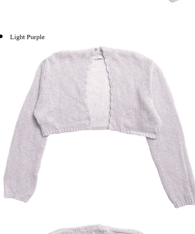 ウェーブニットボレロ