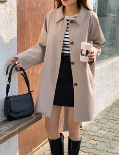 (高品質)ハーフトレンチコート BEIGE