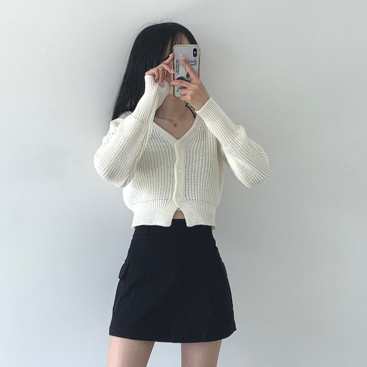 2XLY2K 속바지 내장 카고 포켓 골라입는 스커트 블랙