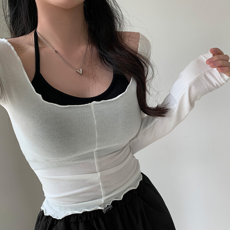 poluaura オフショルダー長袖トップス 新品タグ付き クロスオフショルダーロングスリーブニット – poláura OFFICIAL ONLINE