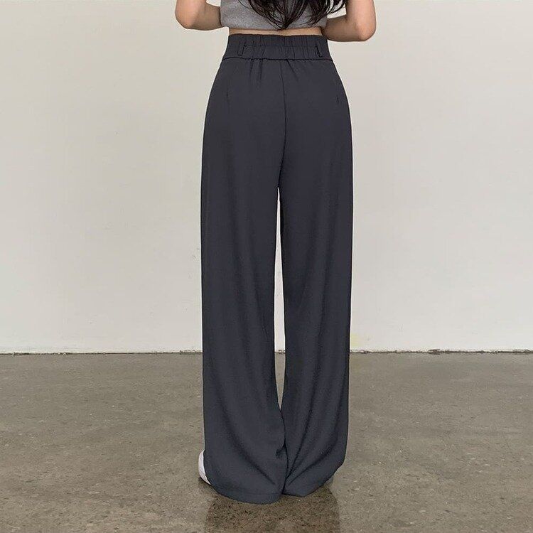 ツーボタンピンタックスラックス(SHORT/BASIC/LONG)｜パンツ