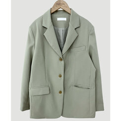 ベーシックボタンオーバーフィットジャケット5色