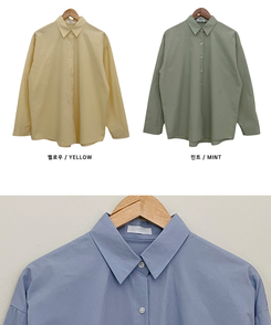 ベーシックオーバーフィットシャツ5色