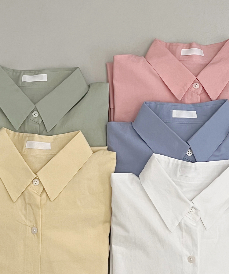 ベーシックオーバーフィットシャツ5色
