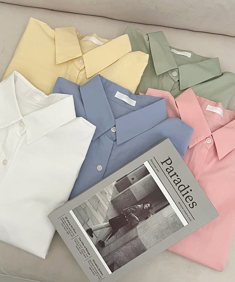 ベーシックオーバーフィットシャツ5色