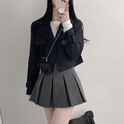 d.i.a/金ラインハイウエストスカート Amazon.co.jp: [WANSHIX] スカート レディース ヒョウ柄