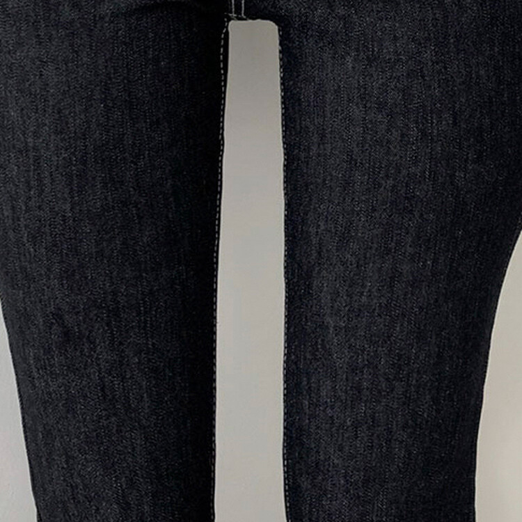 ツーボタンブーツカットデニムパンツ(SHORT/BASIC/LONG) DEEP BLACK