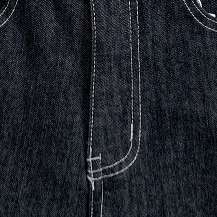 ツーボタンブーツカットデニムパンツ(SHORT/BASIC/LONG)