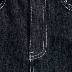 パンツ ツーボタンブーツカットデニムパンツ(SHORT/BASIC/LONG)
