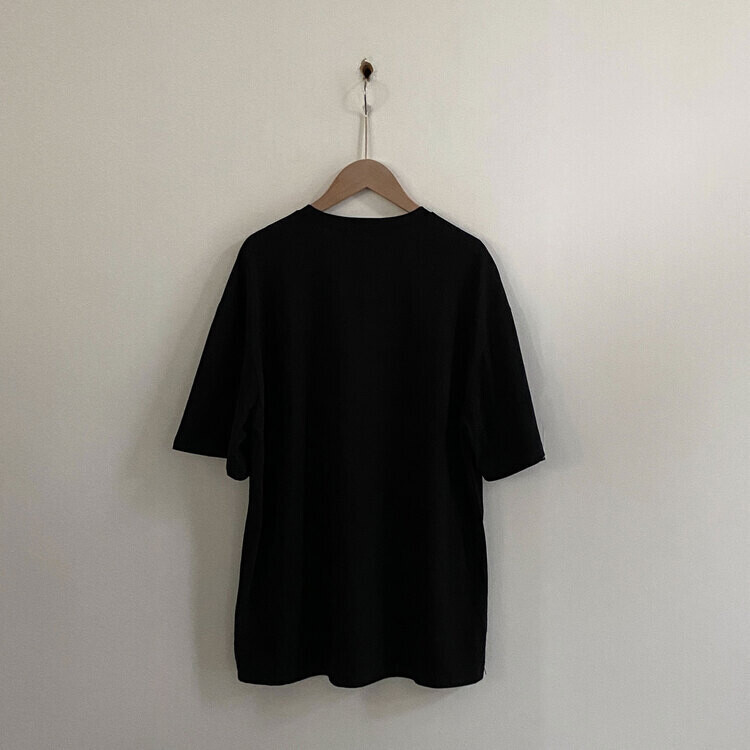 빈티지한매력 오버핏 레터링 박스 반팔티셔츠 3color