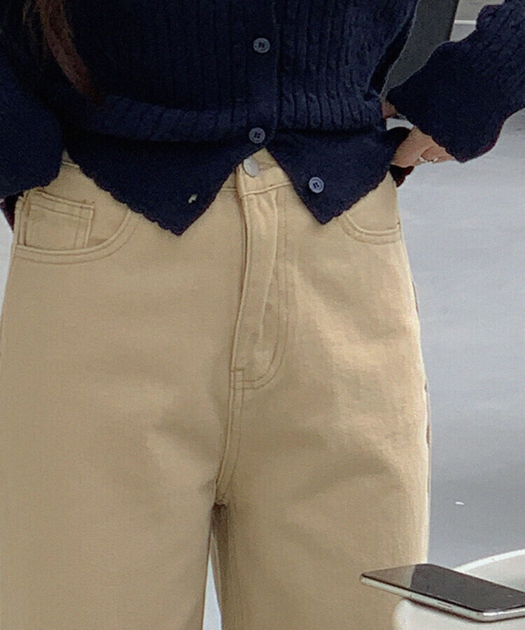 コットンポケットワイドパンツ(SHORT/BASIC/LONG) BEIGE