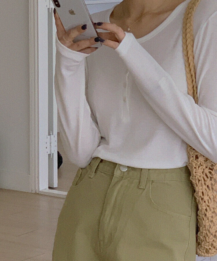 コットンポケットワイドパンツ(SHORT/BASIC/LONG) KHAKI