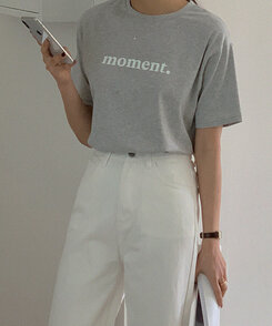 コットンポケットワイドパンツ(SHORT/BASIC/LONG) WHITE