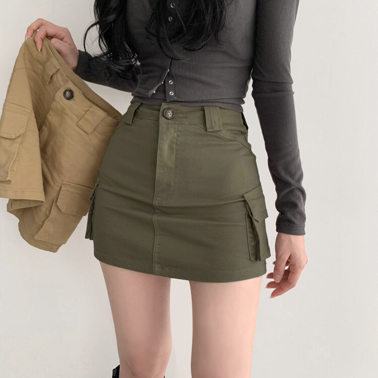 shury カーキスカート ボタン shury カーキスカート ボタン shury
