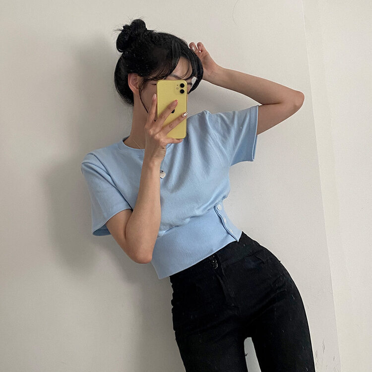 トップス T SLY tシャツ FRONT ZIP LINKING TOPS フロント ジップ