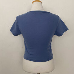 半袖Tシャツ ベーシックスリムクロップTシャツ7色