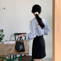 ヘアアクセサリー ヘアシュシュ Ivory