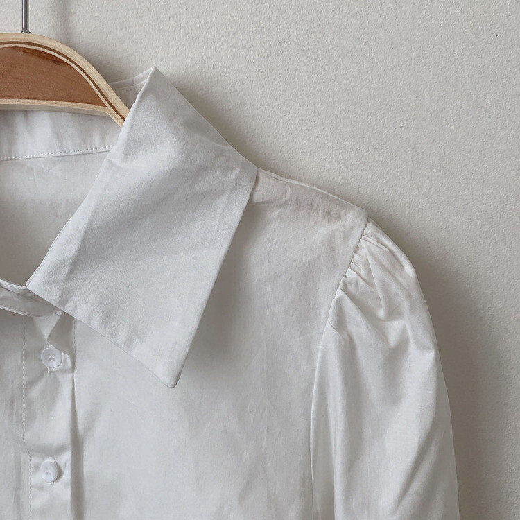 【SET】ピンタックシャツ+ビスチェミニワンピース