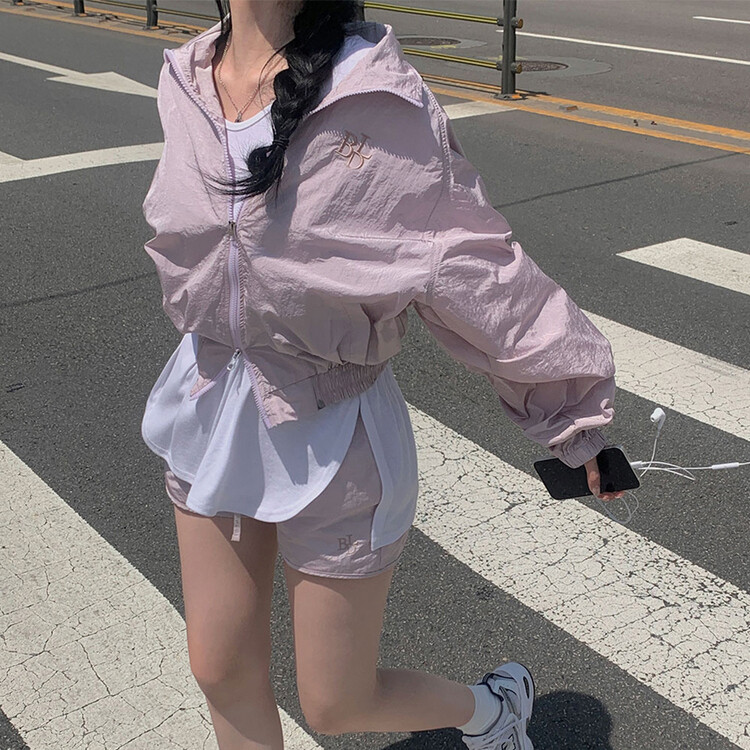 TFW49 ウィンドブレーカー ショートパンツ セットアップ SOP16994 [単品可能]2WAYジップアップウィンドブレーカー