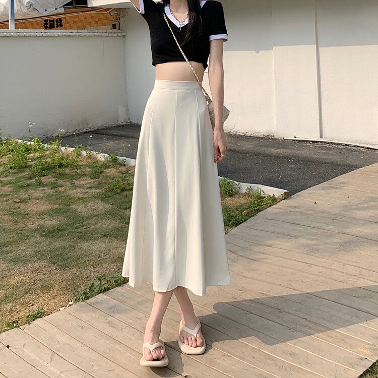 Aラインフレアロングスカート｜ミディ/ロングスカート｜韓国