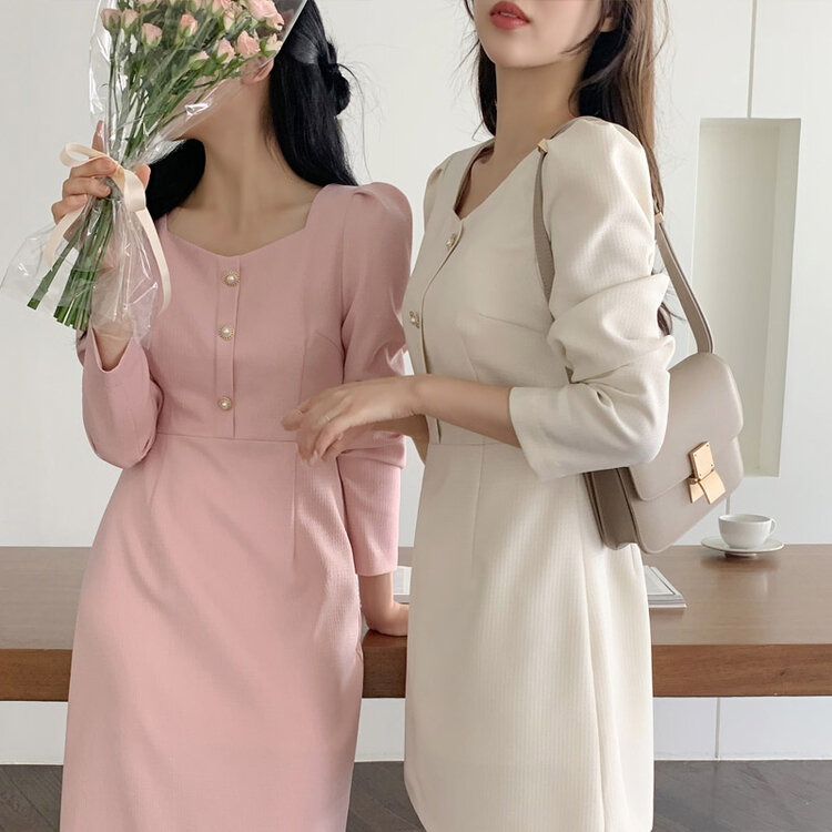 (2丈X2サイズ) ツイードミニワンピース Cream(LONG)