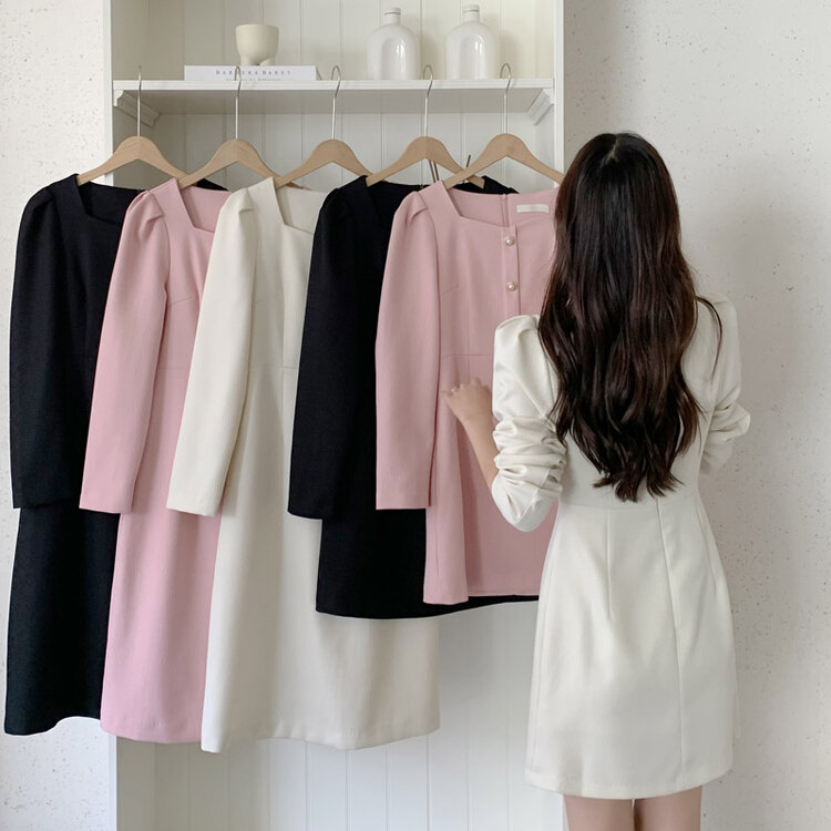 (2丈X2サイズ) ツイードミニワンピース Cream(LONG)