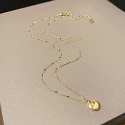 ミニハートチェーンペンダント