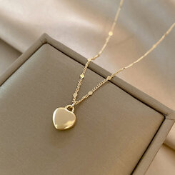 ミニハートチェーンペンダント