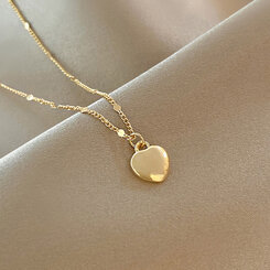 ミニハートチェーンペンダント
