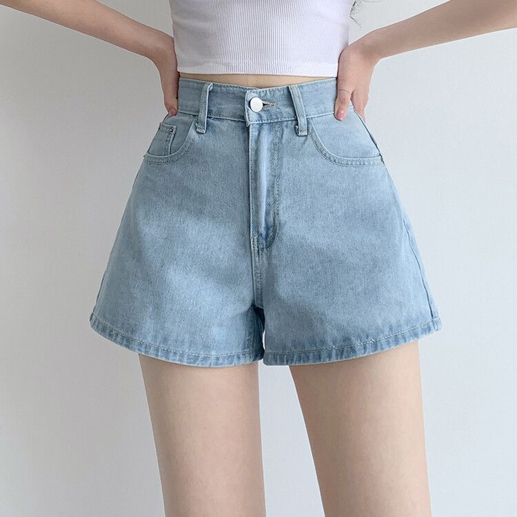 SPS18621 Aラインデニムショートパンツ ショートパンツ - pak-namae