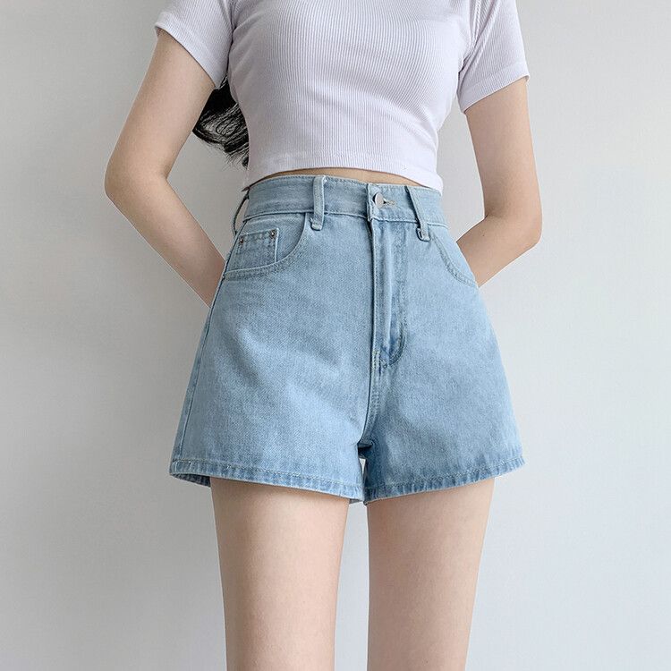 SPS18621 Aラインデニムショートパンツ ショートパンツ - pak-namae