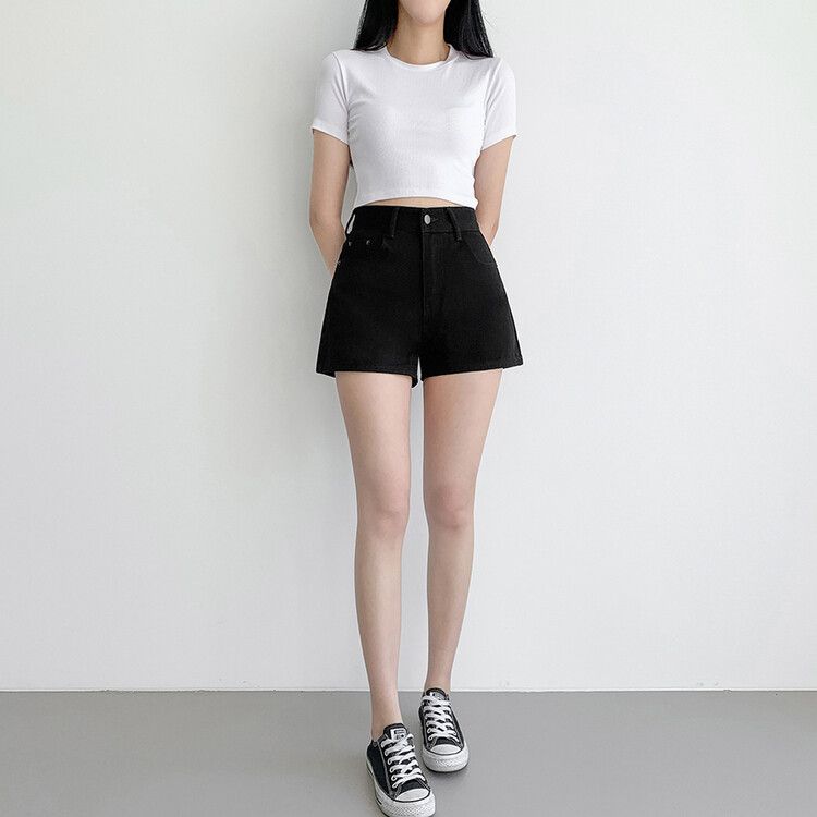 本日まで出品　ADER ERROR ブラックデニムショートパンツ 本日まで出品 ADER ERROR ブラックデニムショートパンツ - メルカリ