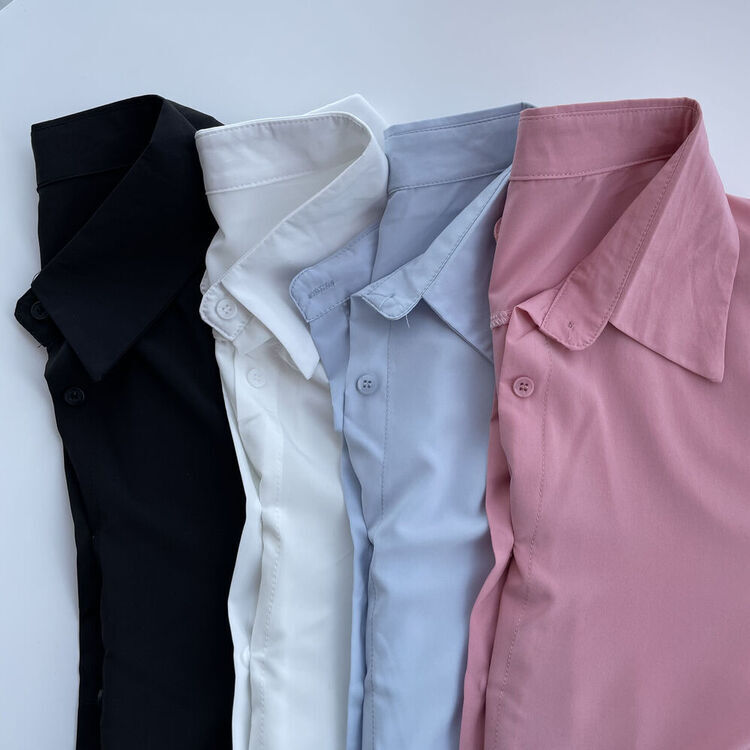 ルーズフィットシャツブラウス