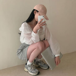 ミニスカート トレーニングポケットカーゴスカート GRAY