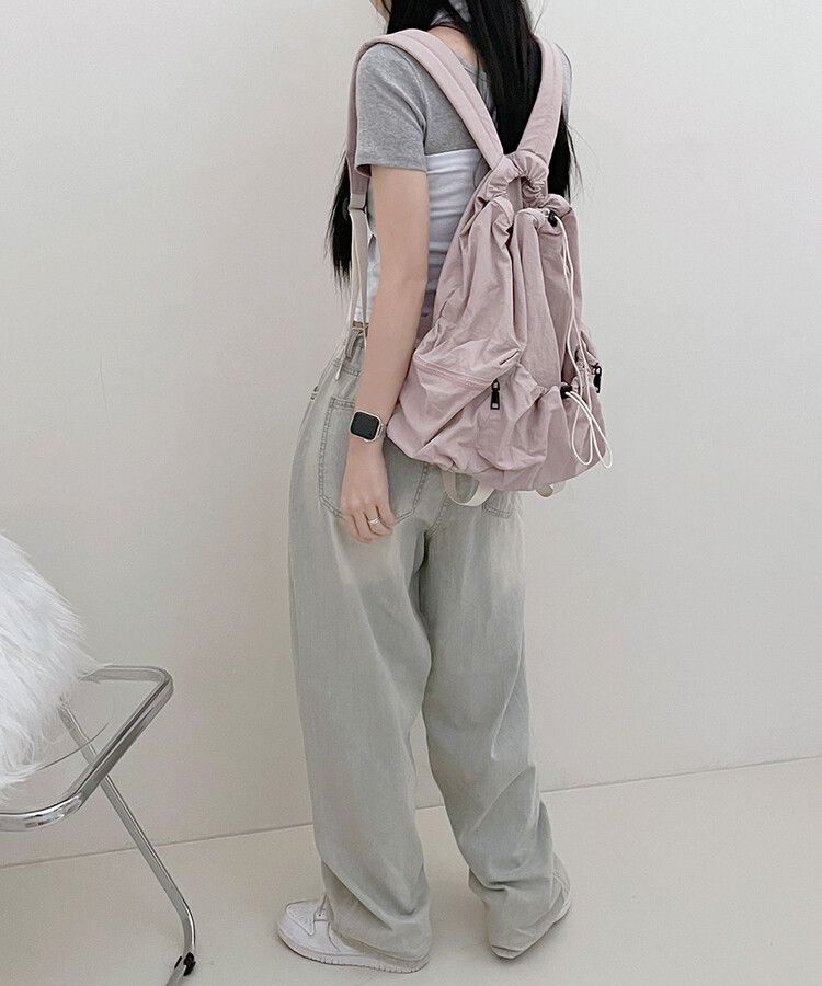 ★COVERNAT★Nylon String Backpack★ストリング バックパック ドローストリングナイロンバックパック | レディース