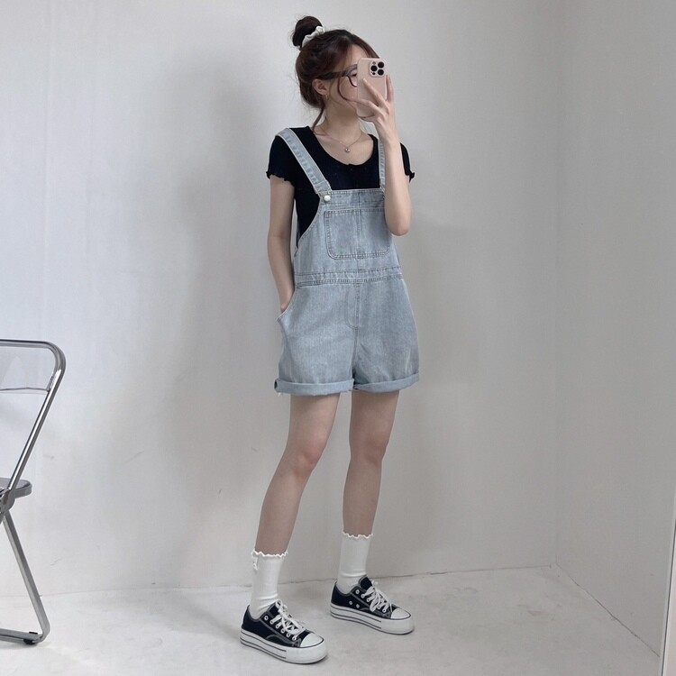 HELLO LUPO サスペンダー付きデニムパンツ 18-24m HELLO LUPO サスペンダー付きデニムパンツ 18-24M