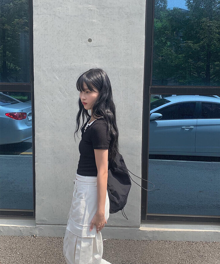 ストリングビッグスリングショルダーバッグ｜バッグ｜韓国